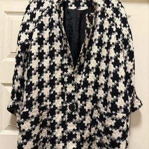 Coldwater Creek Black and White Blazer